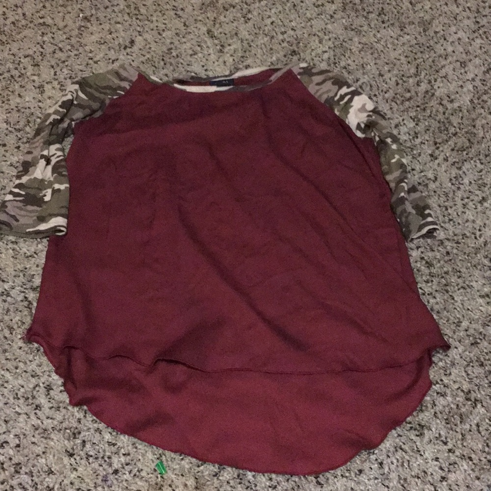 maroon & cammo